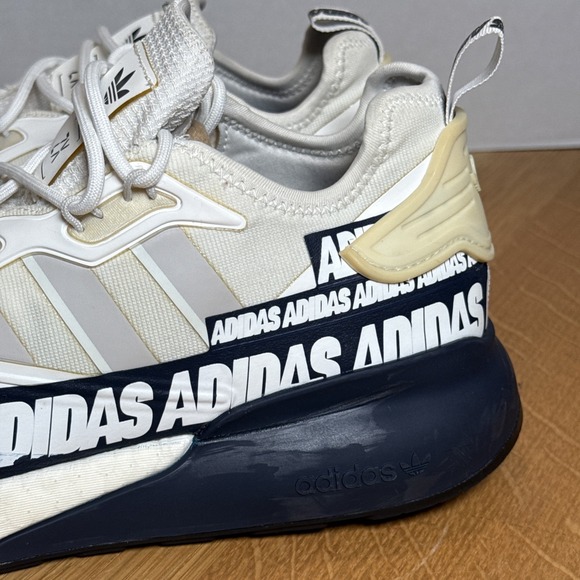 Adidas ZX 2K Boost Bold Logo FX7036 Blue White Graphic Mens Shoe Size 11.5 main image 12